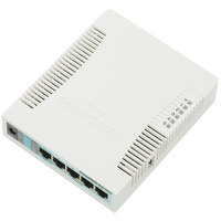 MikroTik - RB951-2HND - 5-Port Gigabit Wireless Router w/ AP